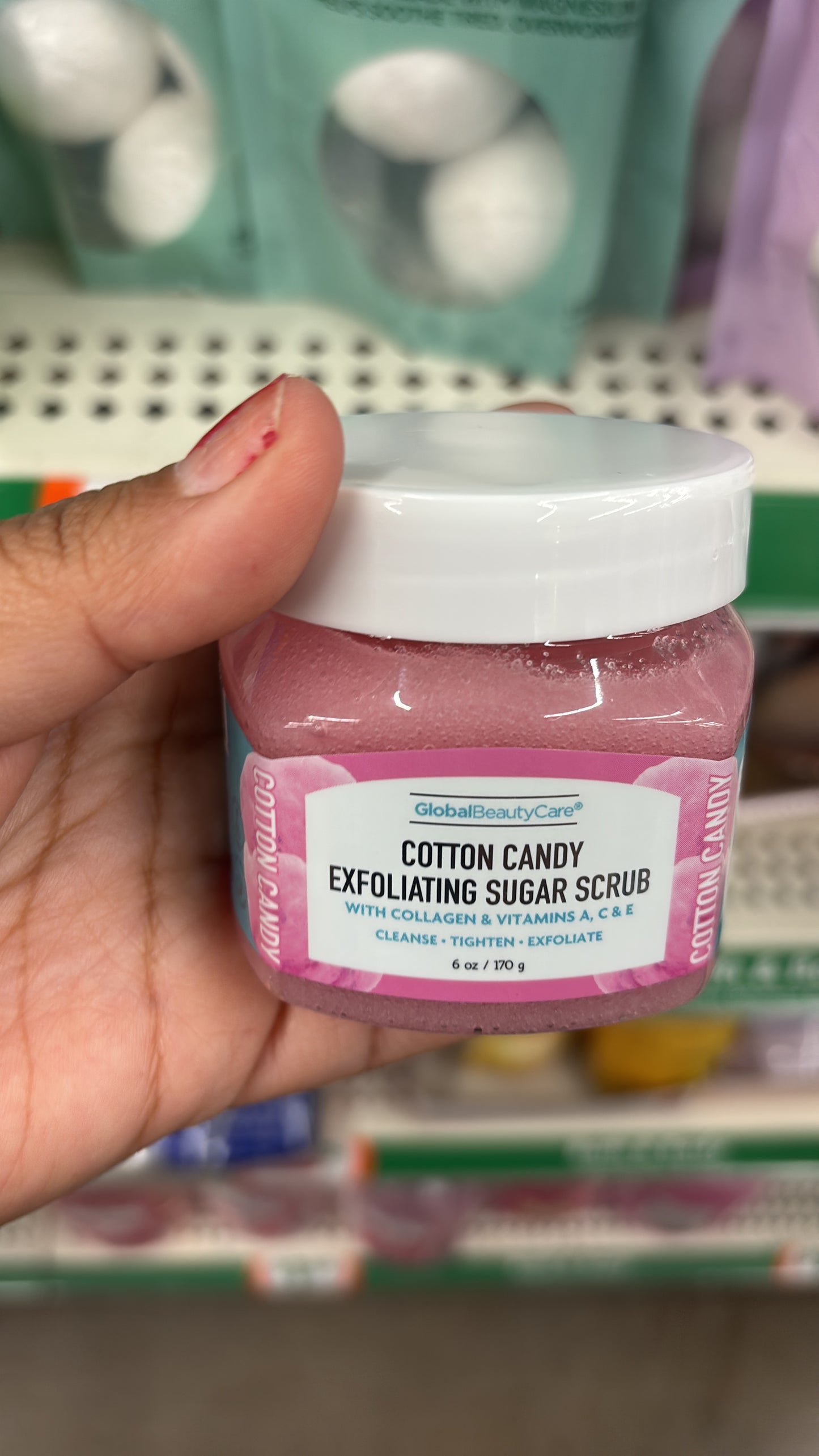 Cotton Candy Exfoliating Sugar Scrub