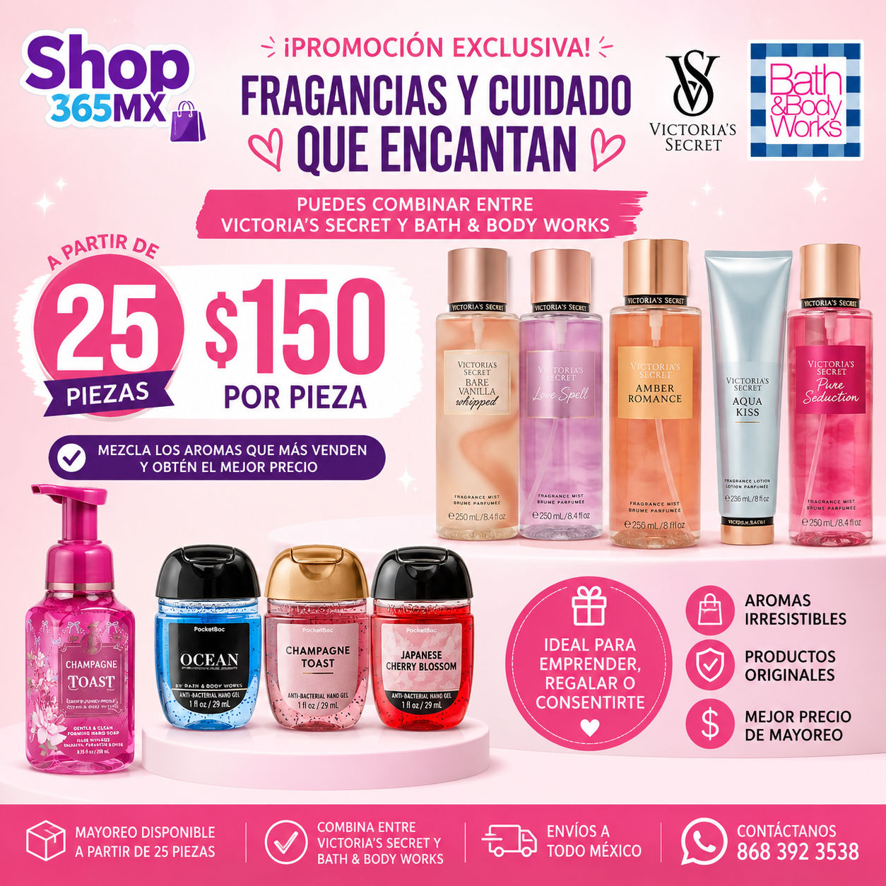 Set Bare Vanilla Whipped Victoria’s Secret Bruma + Loción Original