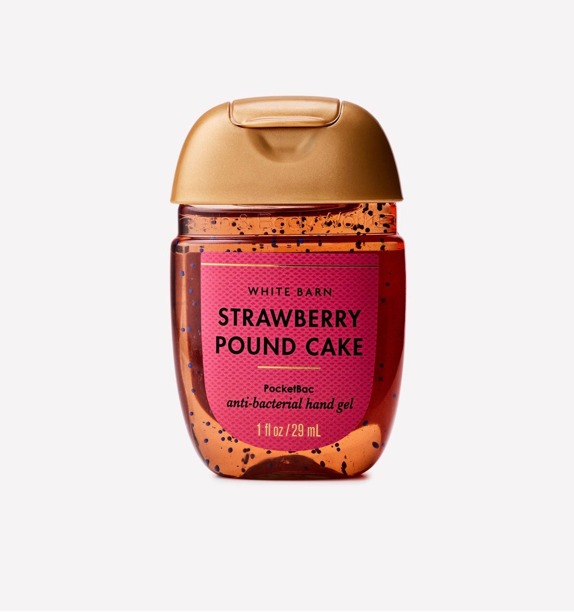 Bath & Body Works PocketBac Strawberry Pound Cake – Gel Antibacterial 29 mL 🍓🍰