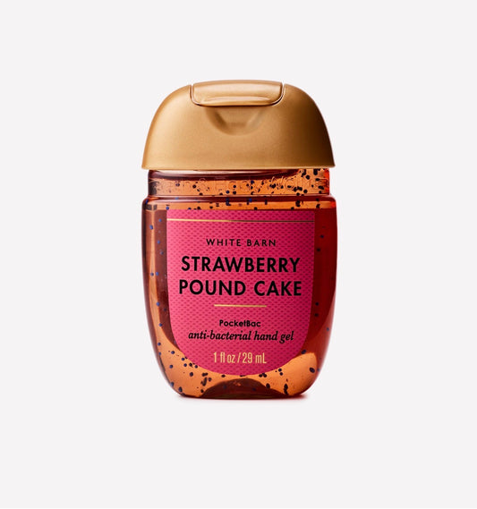 Bath & Body Works PocketBac Strawberry Pound Cake – Gel Antibacterial 29 mL 🍓🍰