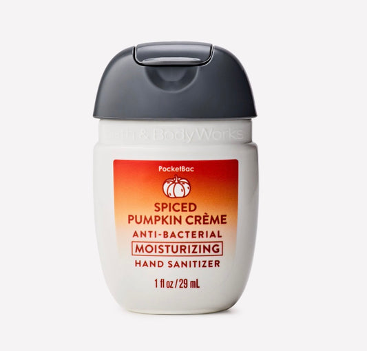 Bath & Body Works Spiced Pumpkin Crème PocketBac Antibacterial Humectante 29 ml