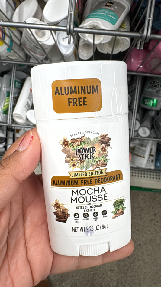 Power Stick Mocha Mousse Desodorante libre de aluminio