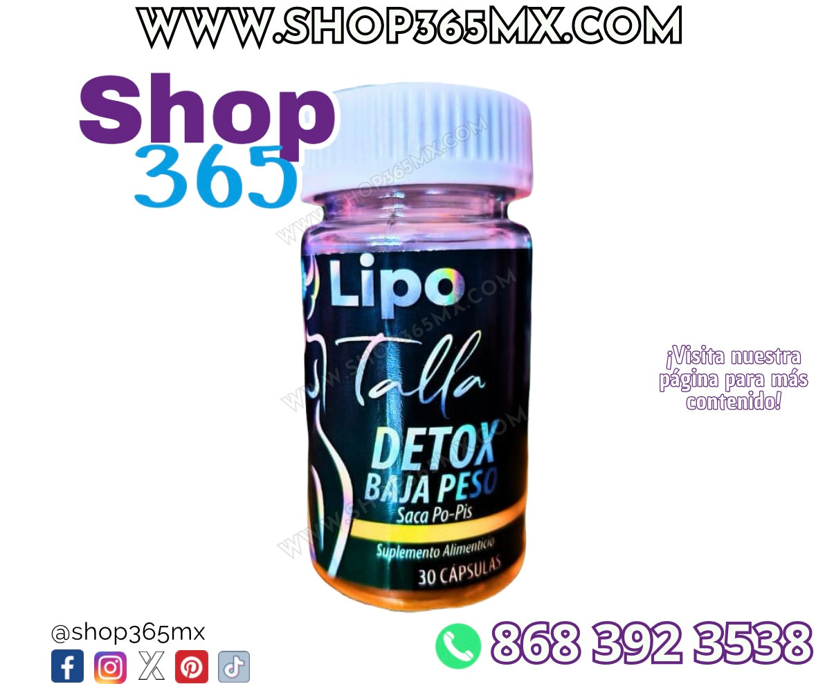 LIPOTALLA DETOX SACA POPIS