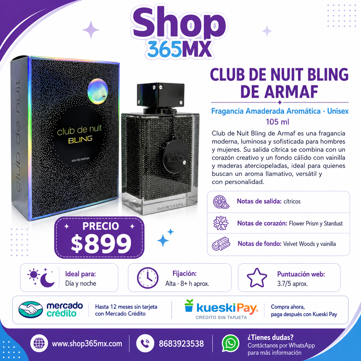 ARMAF Club de Nuit Bling EDP H 75ML