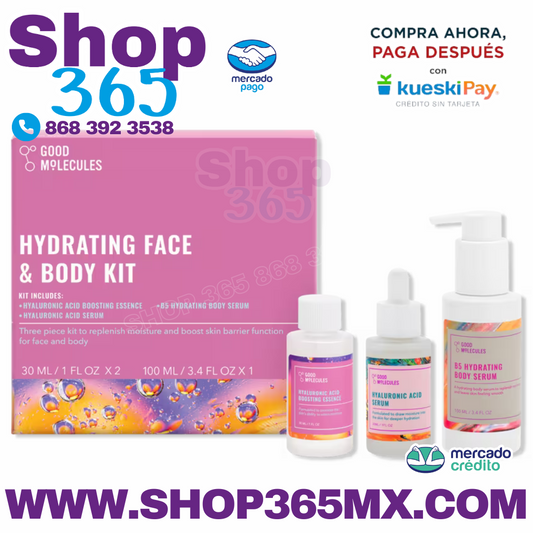 Kit hidratante para rostro y cuerpo GOOD MOLECULES