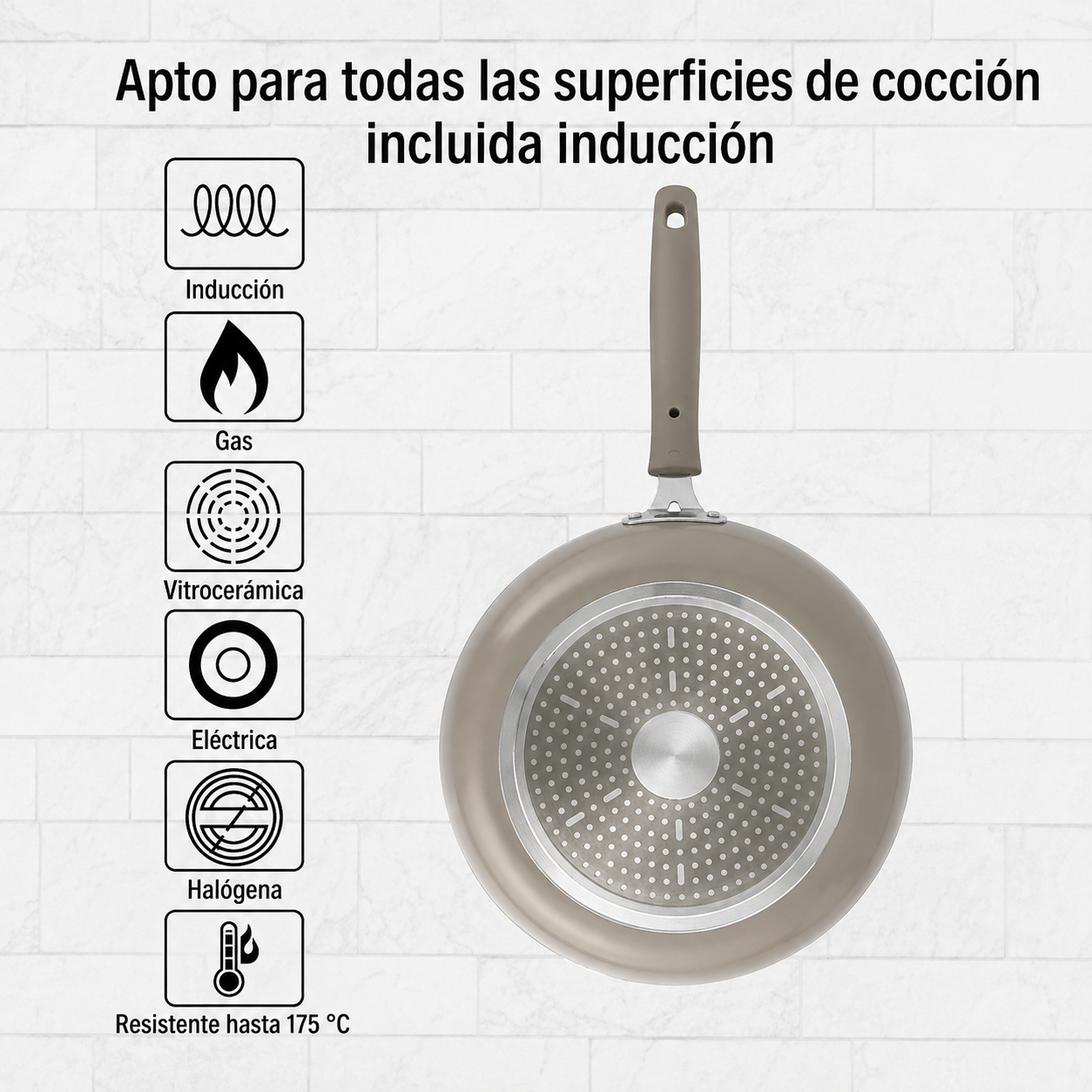 Mainstays Juego de Utensilios de Cocina de Cerámica de Calibre Pesado de 10 Piezas