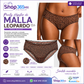 🐆 Panty Hipster de Malla con Estampado Leopardo para Mujer