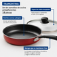 Juego de utensilios de cocina antiadherentes Tramontina Primaware de 18 piezas, rojo
