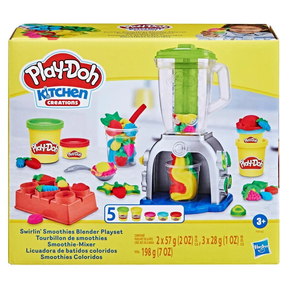 Play-Doh Juego de Batidora de Juguetes Swirlin', Juguetes de Cocina de Simulación, Regalos de Navidad, 3+