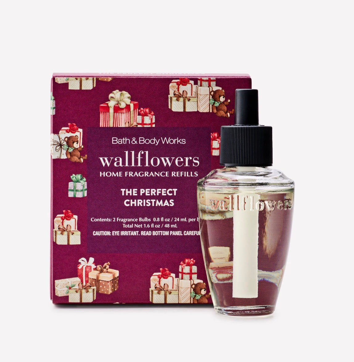 🎄✨ Bath & Body Works Wallflowers The Perfect Christmas – Pack de 2 Repuestos Aromáticos