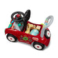 Radio Flyer Busto Ocupado Push Walker & Ride-on 3 en 1 con Funciones Interactivas, Rojo