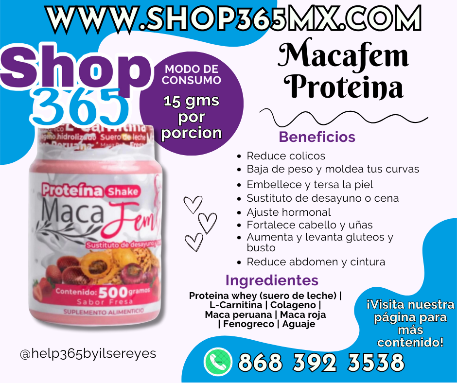 Macafem Shake Proteina