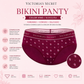Victoria’s Secret Bikini Panty Vino con Estampado Floral y Cintura Logo