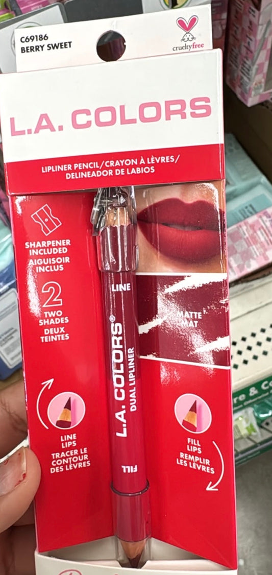 LA Colors dual lipliner Berry Sweet