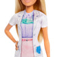 Barbie Muñeca de Dentista con Muñeca Rubia, Muñeca de 1 Niño, Muebles y Accesorios de Médico