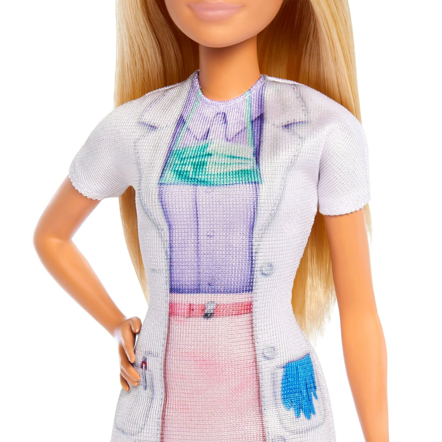 Barbie Muñeca de Dentista con Muñeca Rubia, Muñeca de 1 Niño, Muebles y Accesorios de Médico