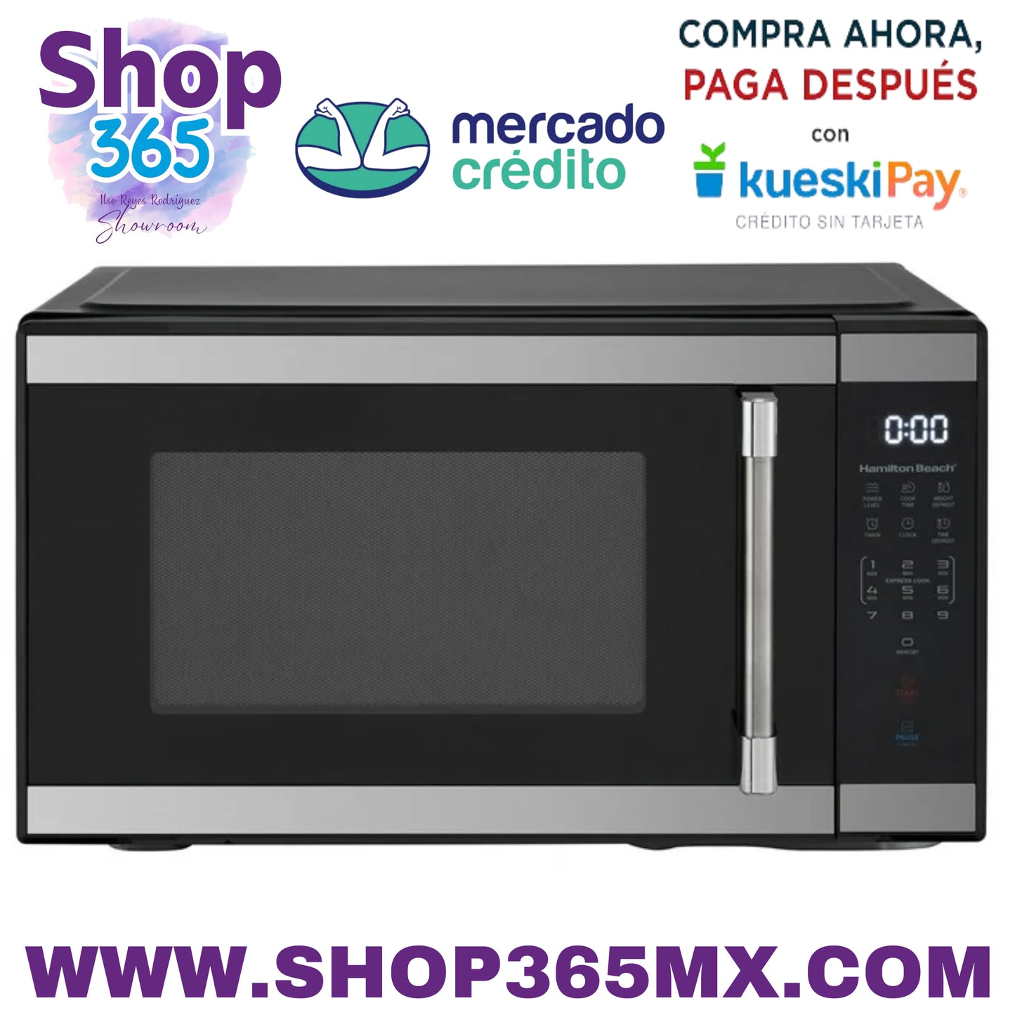 Hamilton Beach 1.1 MWO BSS Horno de microondas Acero inoxidable