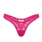 💗 Tanga Victoria’s Secret de Encaje Floral Rosa Fucsia para Mujer
