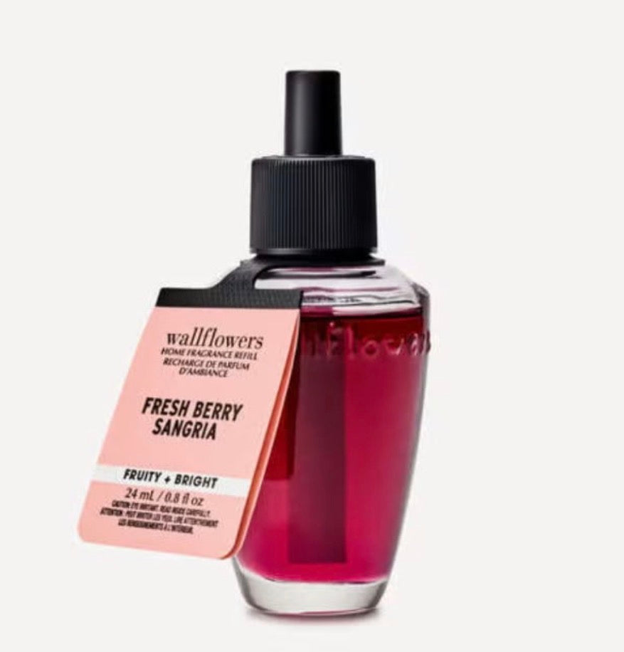 Bath & Body Works Wallflowers Fresh Berry Sangria Refill 24 ml – Aromatizante para Hogar