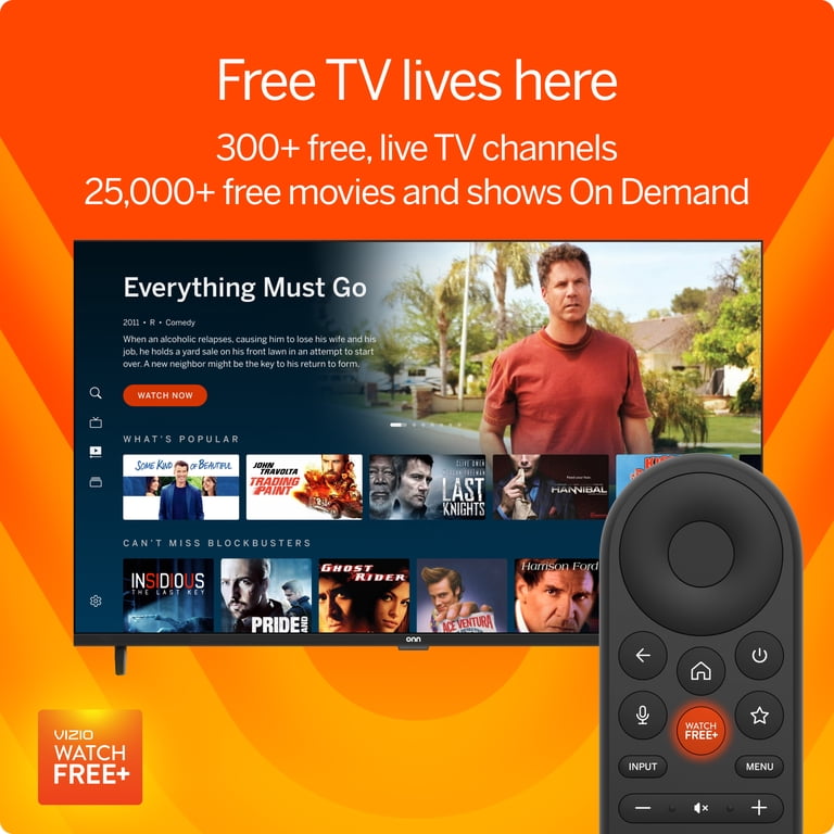 onn 50" Clase 4K UHD con Tecnología VIZIO Smart TV, 50S4V1