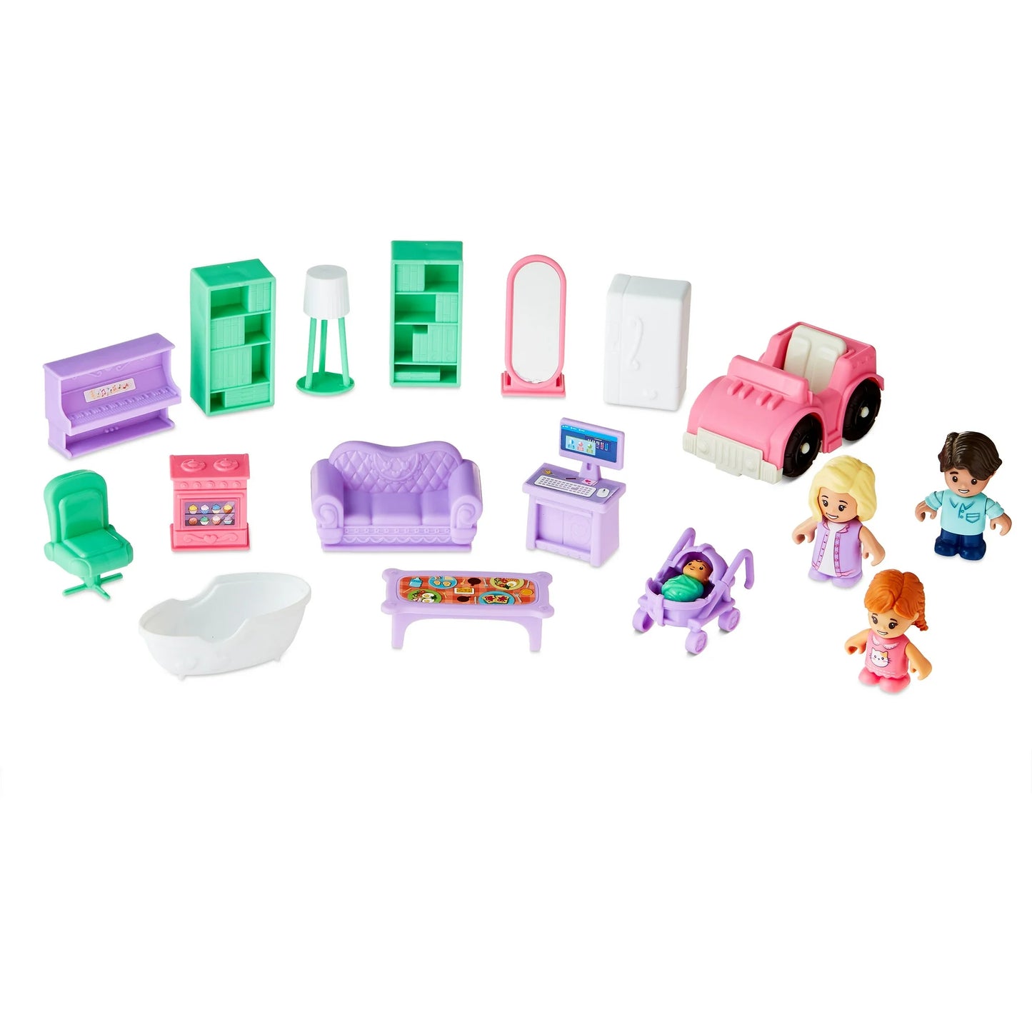 Kid Connection Doll House Set de Juego, 28 Piezas