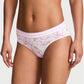 Victoria’s Secret Bikini Panty Estampado Listones y Llaves – Panty Blanco con Cintura de Logo