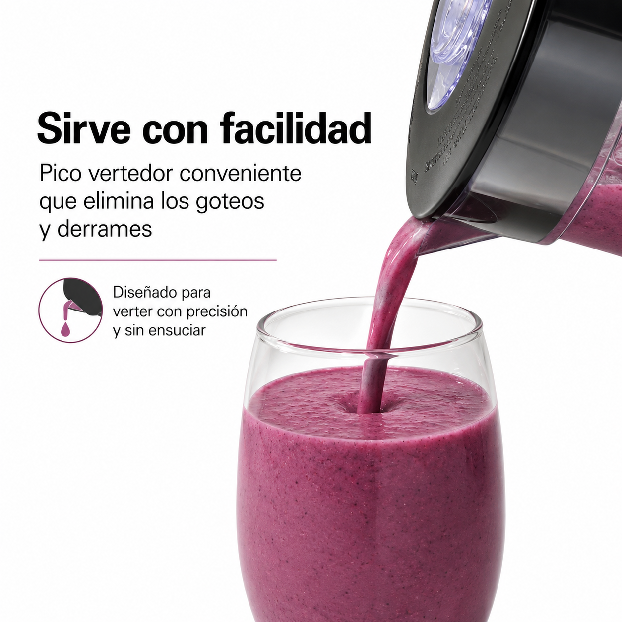 Hamilton Beach Licuadora de Batidos 48 oz. Tarro, 12 Funciones de Mezcla, Negro, 50180F