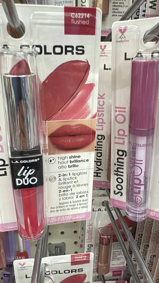 Lip Duo flushed LA Colors