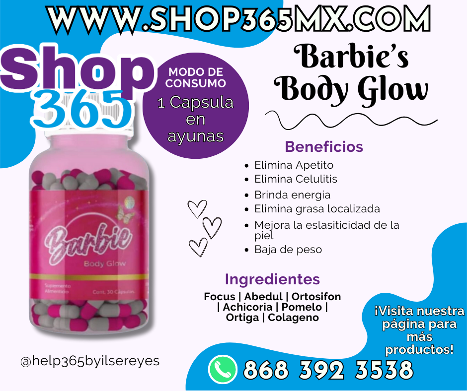 Barbies Body Glow más Barbies Night