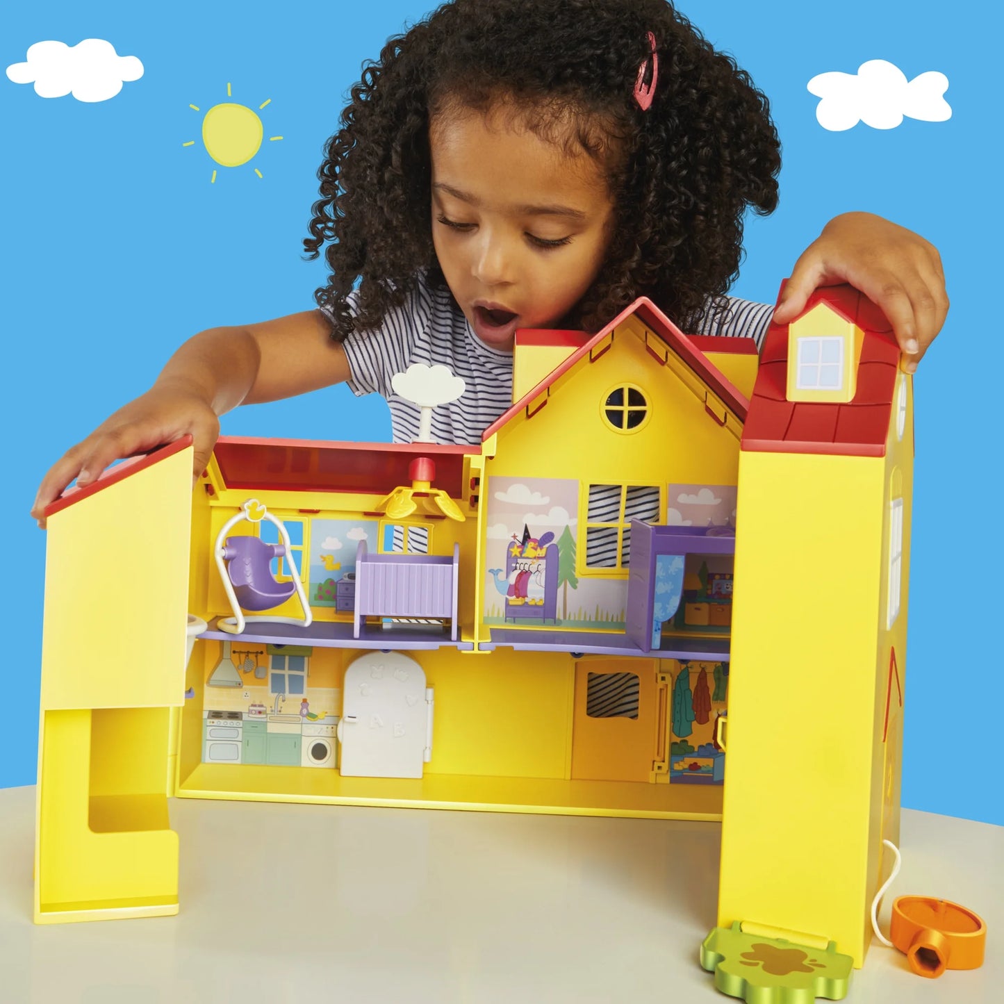 Peppa Pig Toys Casa Familiar Big de Peppa con Juegos para Bebés, Niñas y Niños, 3+