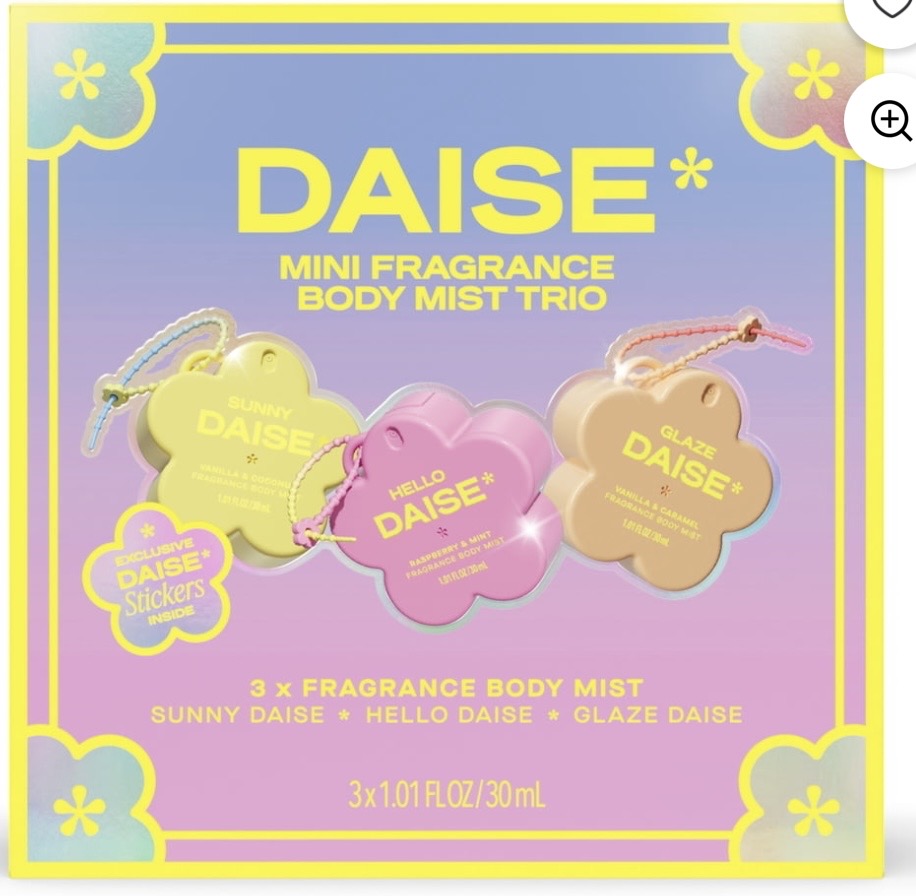 🌸💖 DAISE MINI FRAGRANCE BODY MIST TRIO 💖🌸