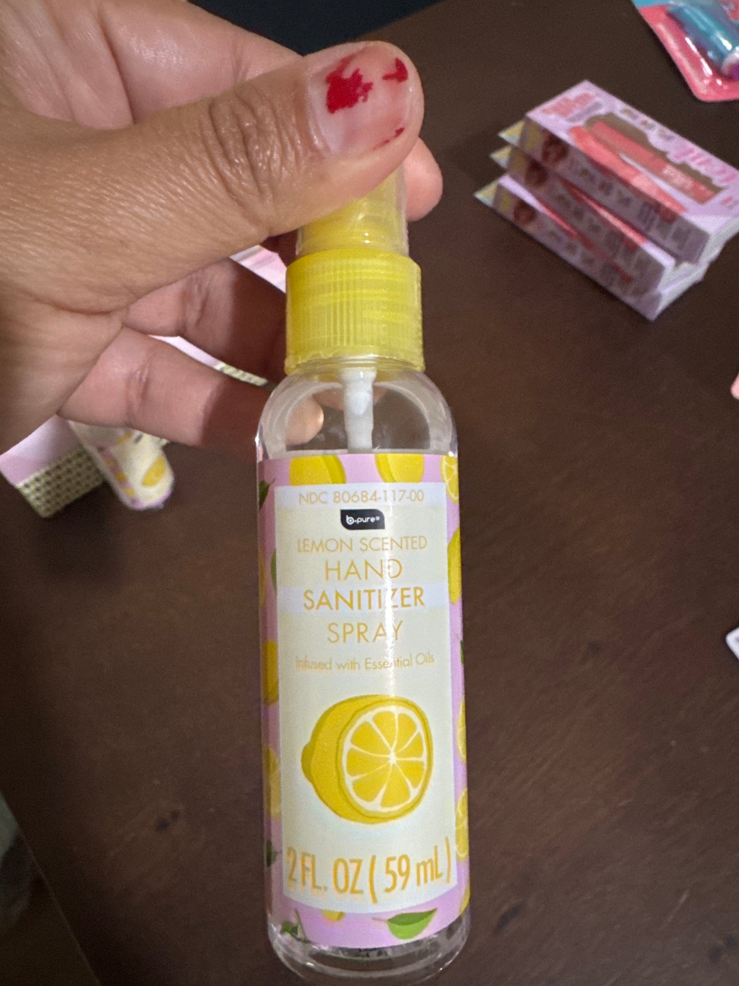 BPure Hand Sanitizer Spray Limon