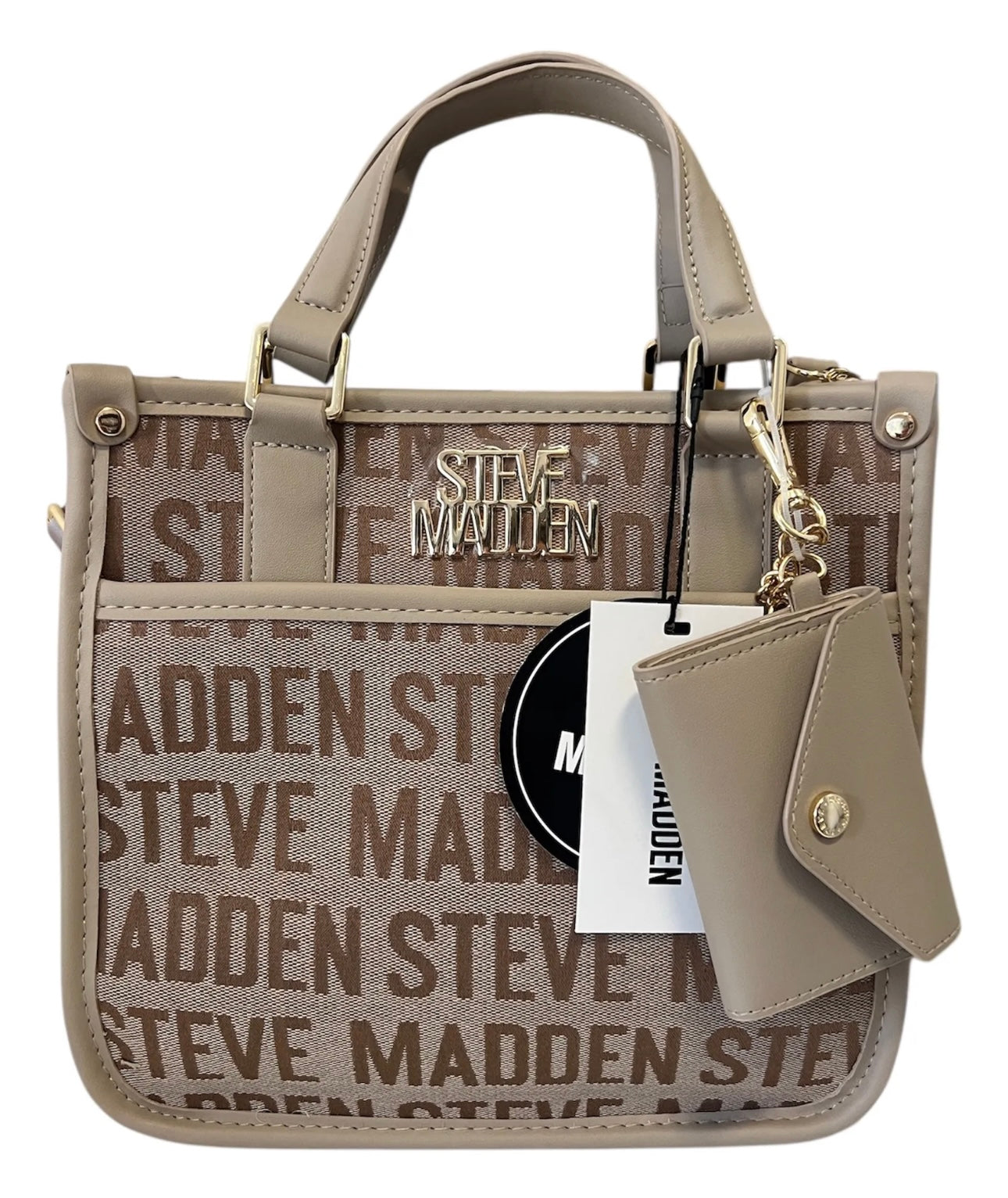 Bolsa Steve Madden 3 en 1 Taupe Café ORIGINAL
