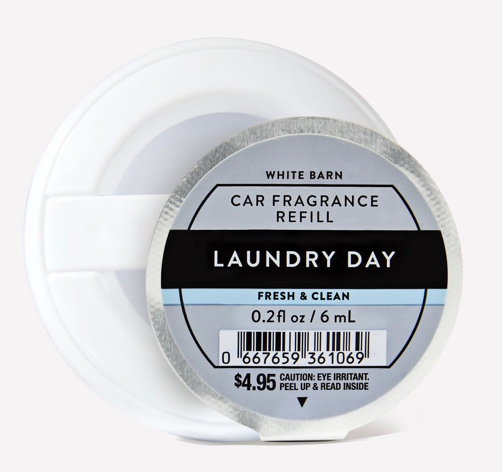 Bath & Body Works Car Fragrance Refill Laundry Day 6 ml