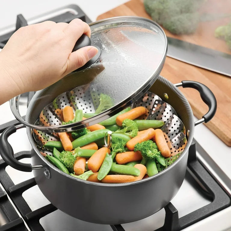 Juego de utensilios de cocina antiadherentes Tramontina Primaware de 18 piezas, negro