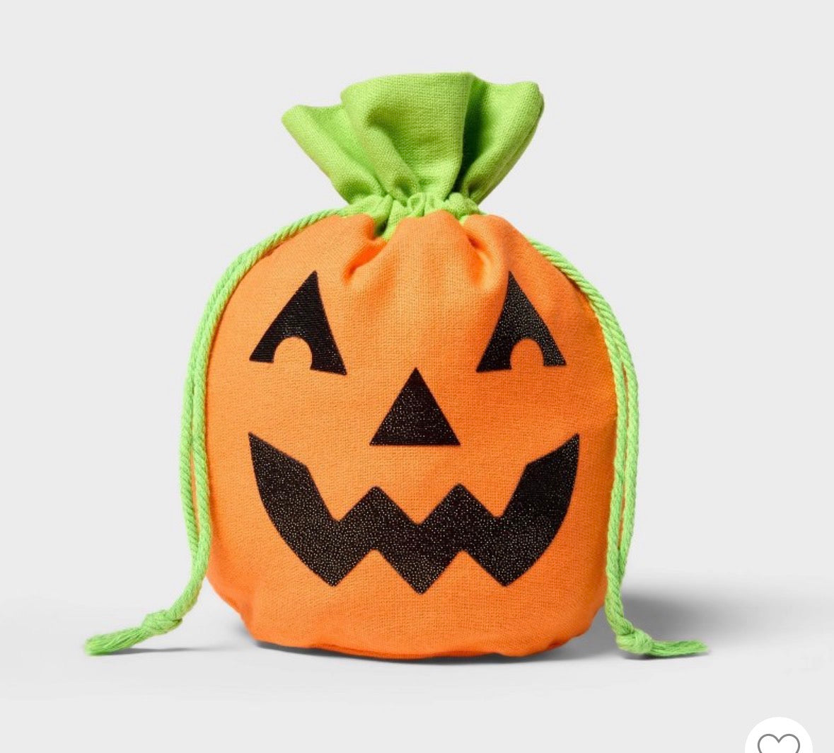 Bolsa para Dulces Halloween Calabaza Naranja con Cordón Ajustable – Trick or Treat
