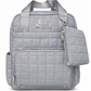 Mochila / pañalera Steve Madden Gris