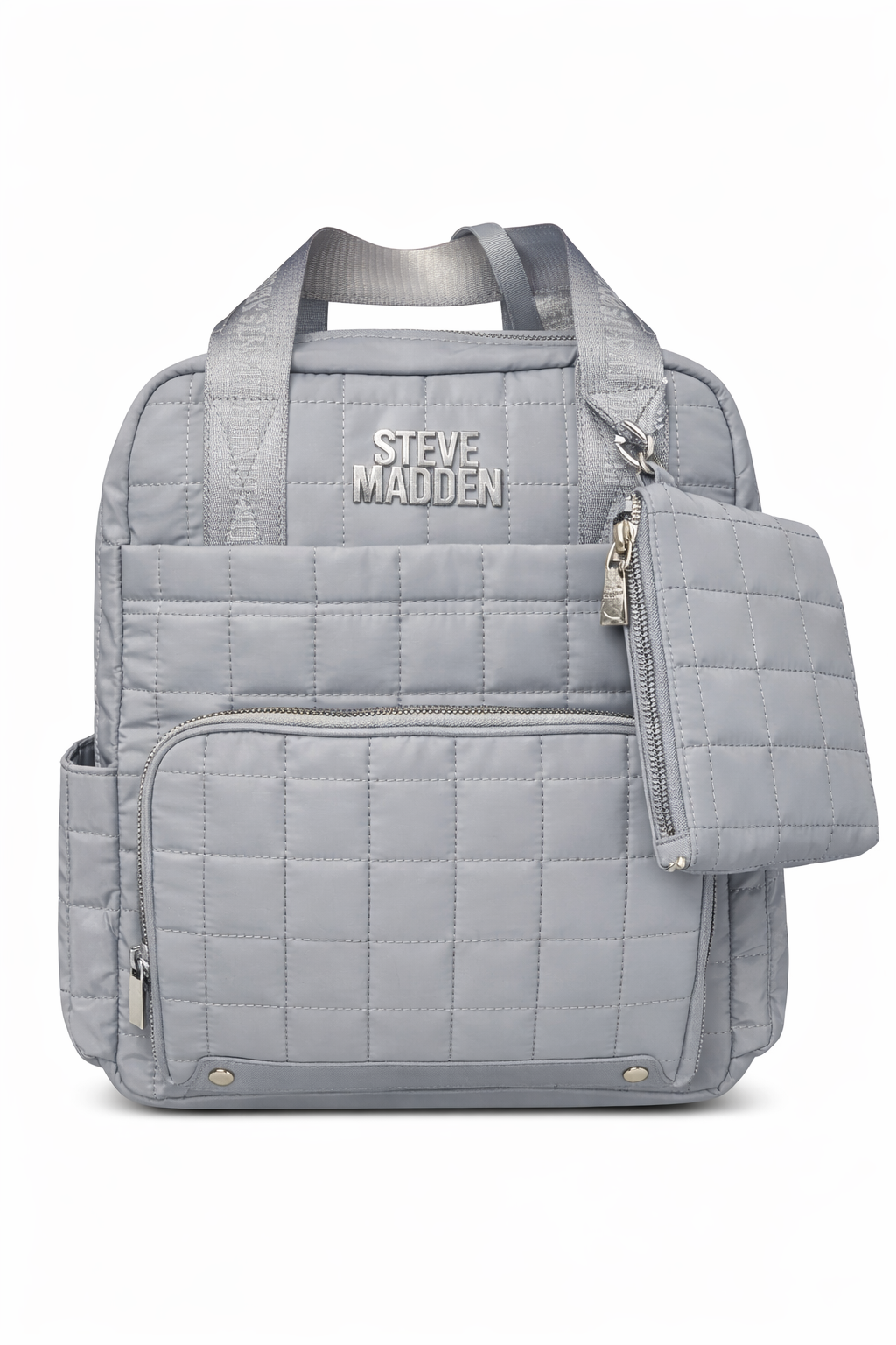 Mochila / pañalera Steve Madden Gris