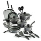 Juego de utensilios de cocina antiadherentes Tramontina Primaware de 18 piezas, negro