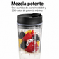 Hamilton Beach Licuadora Personal con Tapa de Viaje a Prueba de Fugas, Jarra de 14 oz, Color Negro, 51190F