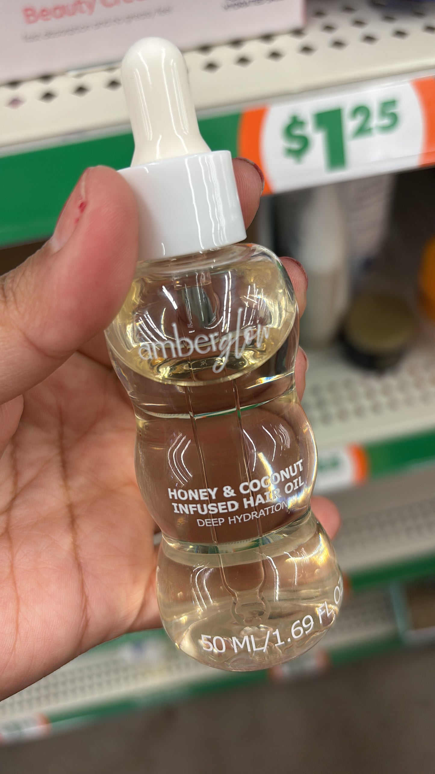 Amber Glow honey & coconut Infused Hair Oil