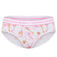 Victoria’s Secret Bikini Panty Estampado Listones y Llaves – Panty Blanco con Cintura de Logo