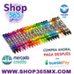 Cra-Z-Art Crayones multicolores de calidad escolar, 24 unidades, suministros para el regreso a la escuela