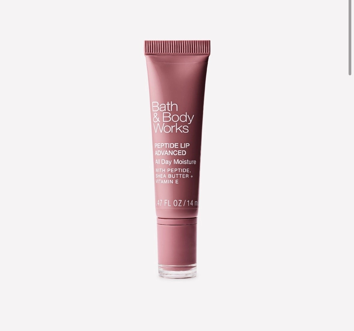 Bath & Body Works Peptide Lip Advanced Bare Blush – Tratamiento Hidratante para Labios 14 ml