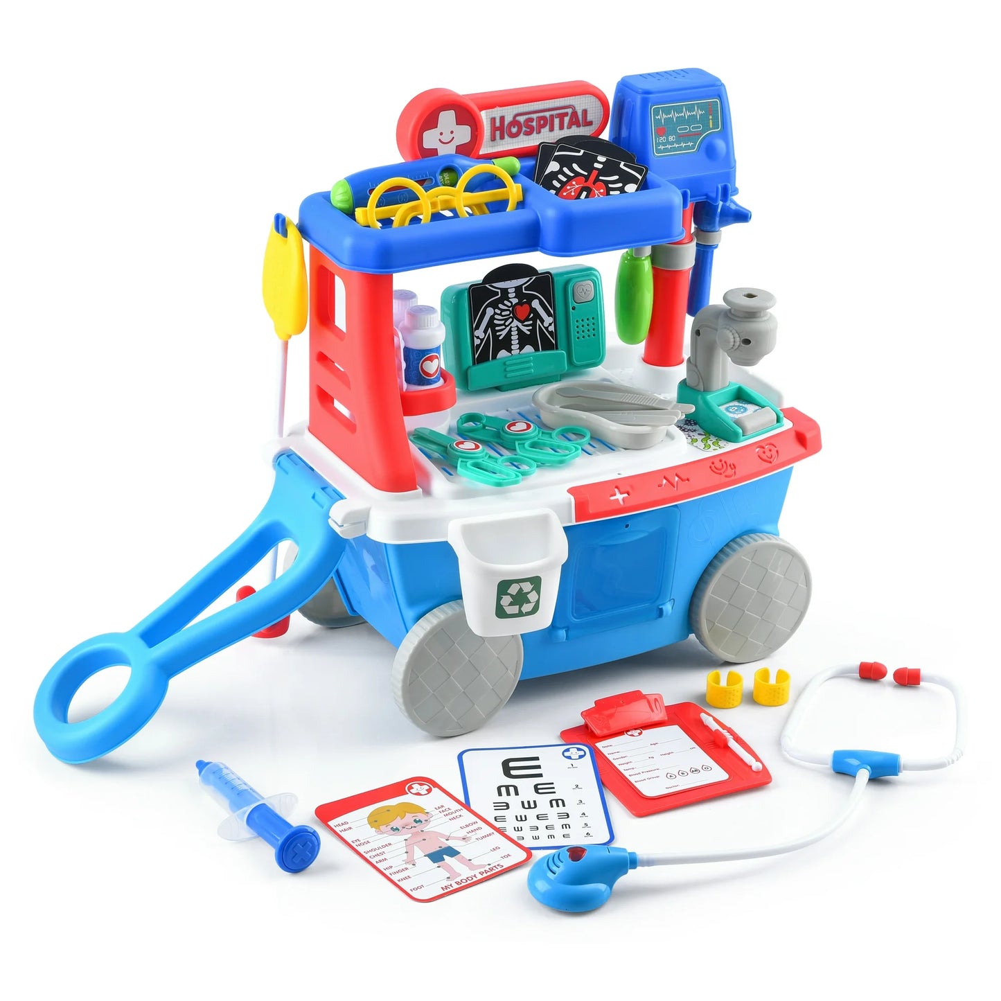 Kid Connection Doctor Carrito, 34 Piezas, Juguetes para Niños Pequeños