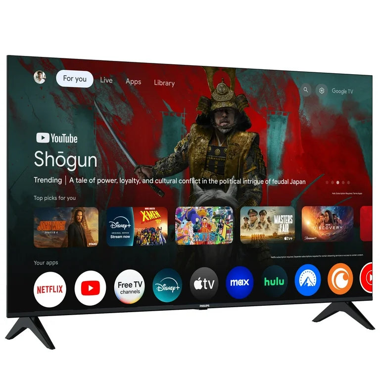 Philips Clase de 50" 4K Ultra HD (2160p) Google Smart LED TV (50PUL7552/F7)