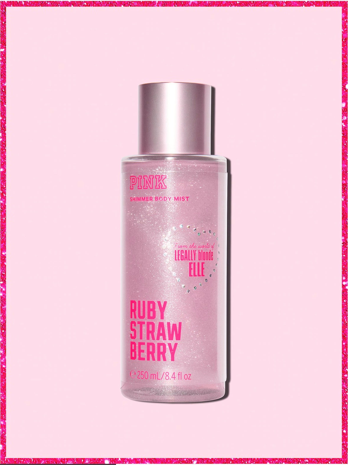 PINK Ruby Strawberry Shimmer Body Mist 250 ml | Victoria’s Secret x Legally Blonde Elle