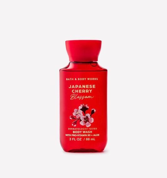 Bath & Body Works Japanese Cherry Blossom Mini Body Wash 88 ml | Gel de Baño Floral