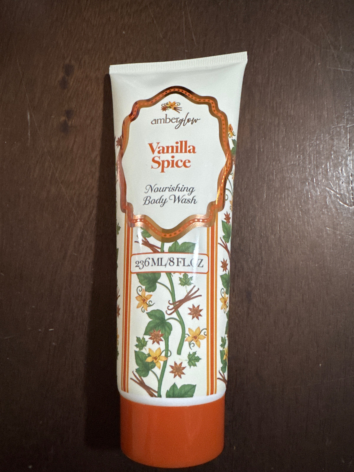 Amber Glow Vanilla Spice Nourishing Body Wash 236ml