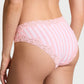 Victoria’s Secret Lace-Trim Stripe Bikini Panty – Rosa y Blanco 🎀